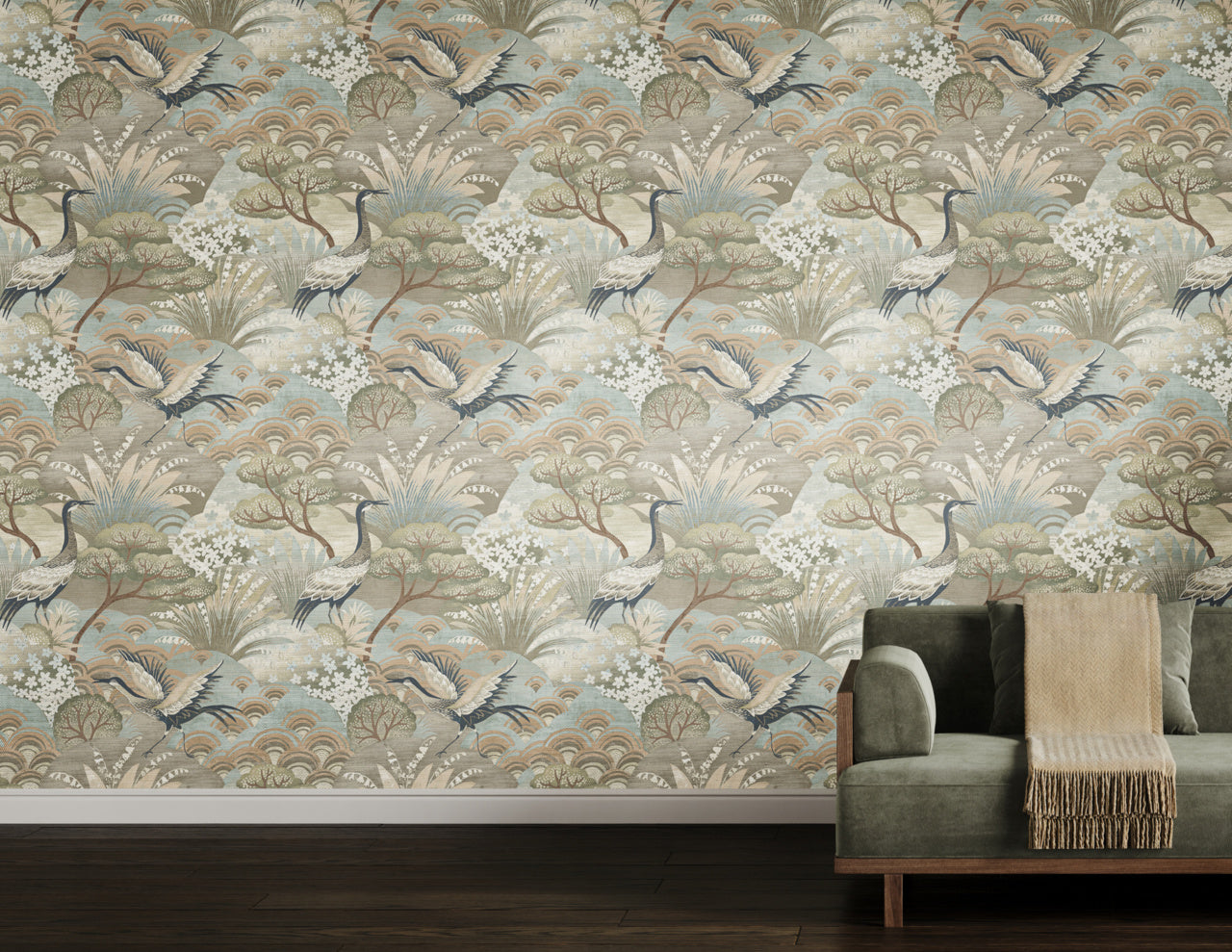 Purchase Phillip Jeffries Wallpaper - 35606, Fable - Mystic Meadow On Manila Hemp2