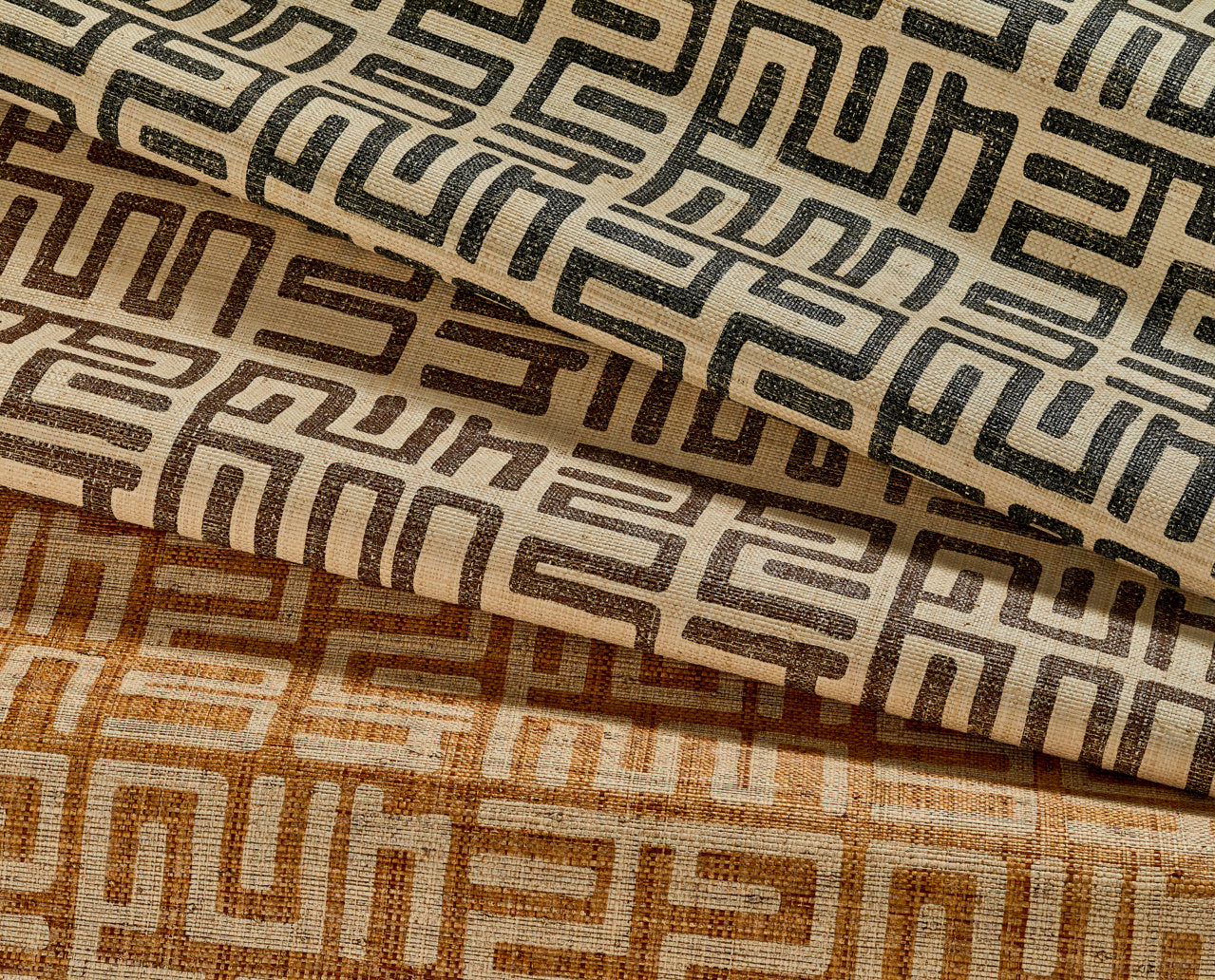 Purchase 1660 Kuba Cloth Grey On Cotton Canvas Linen Phillip Jeffries Wallpaper 1