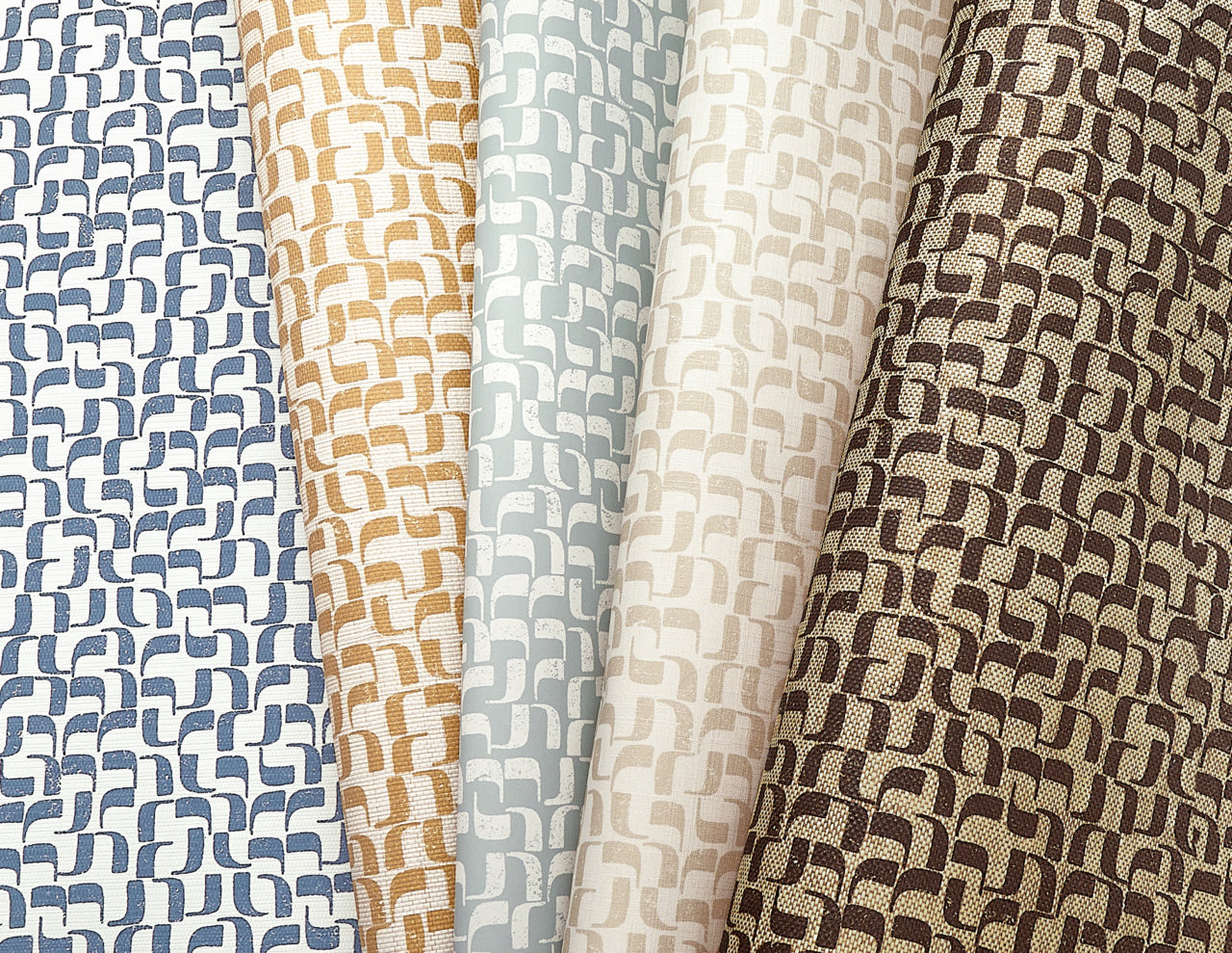 Purchase Phillip Jeffries Wallpaper - 40801, Rosetta - Faded Scroll On Canvas Linen1