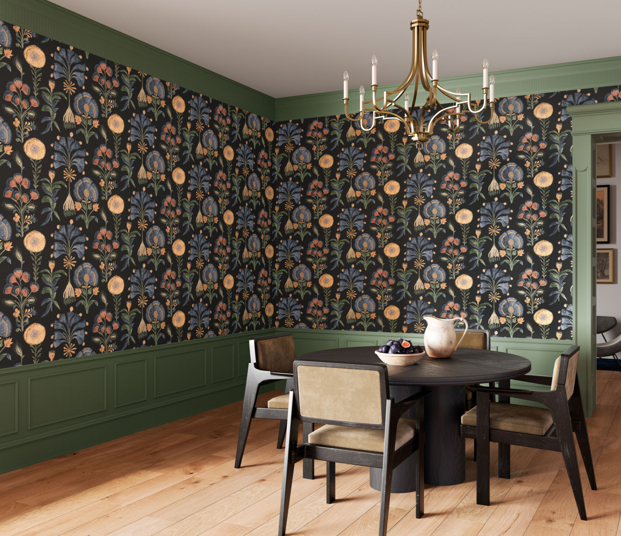 Purchase Phillip Jeffries Wallpaper - 40405, Posy - Phantom Bloom On Woven Walls2