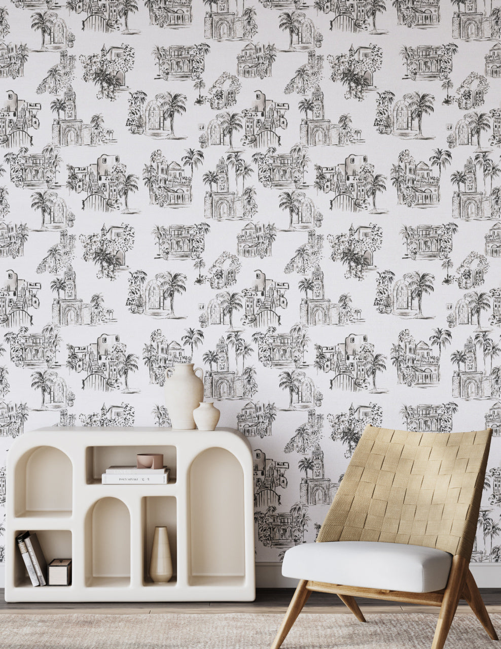 Purchase Phillip Jeffries Wallpaper - 28901, Toulouse Toile - Midnight Stroll 2
