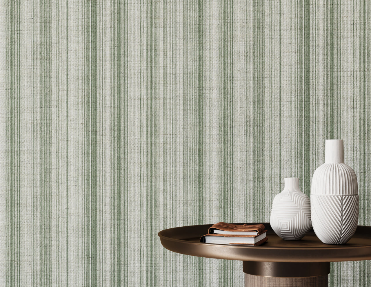 Purchase Phillip Jeffries Wallpaper - 31604, Chamberlain Stripe - Hunting 2