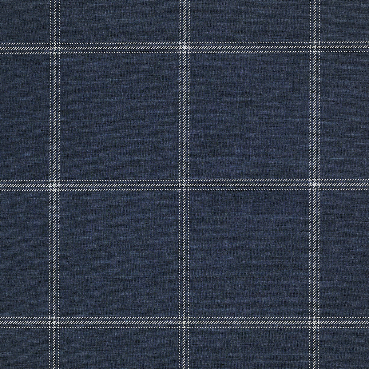 Purchase Phillip Jeffries Wallpaper - 10707, Jackson Plaid - White On Navy 