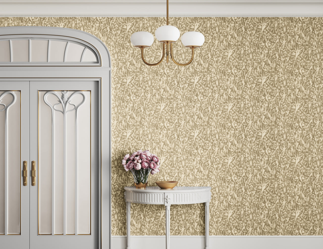 Purchase Phillip Jeffries Wallpaper - 40607, Charmed - Secret Meadow On Manila Hemp2