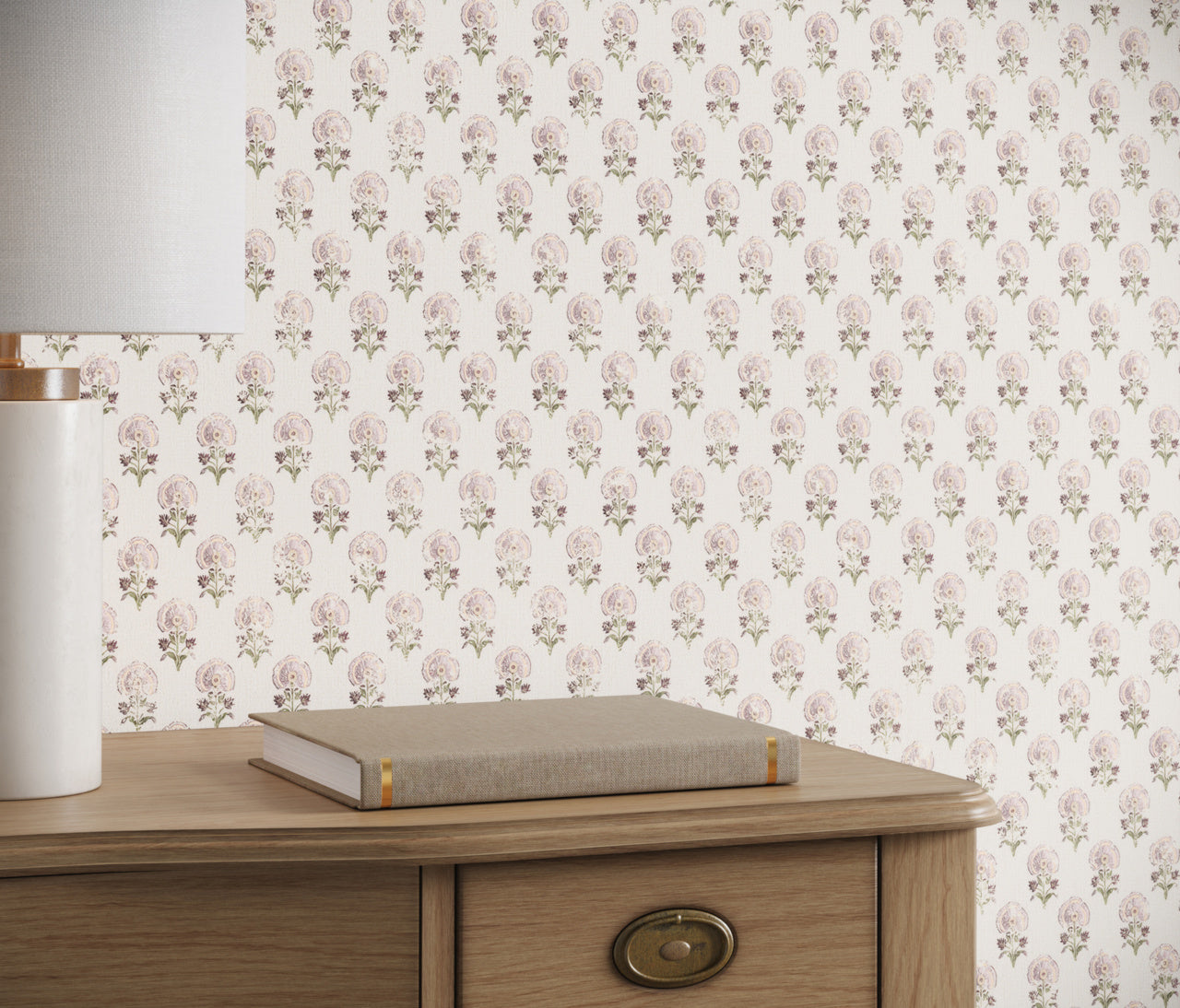 Purchase Phillip Jeffries Wallpaper - 40302, Manor House - Lavender Stroll On Sateen Club2