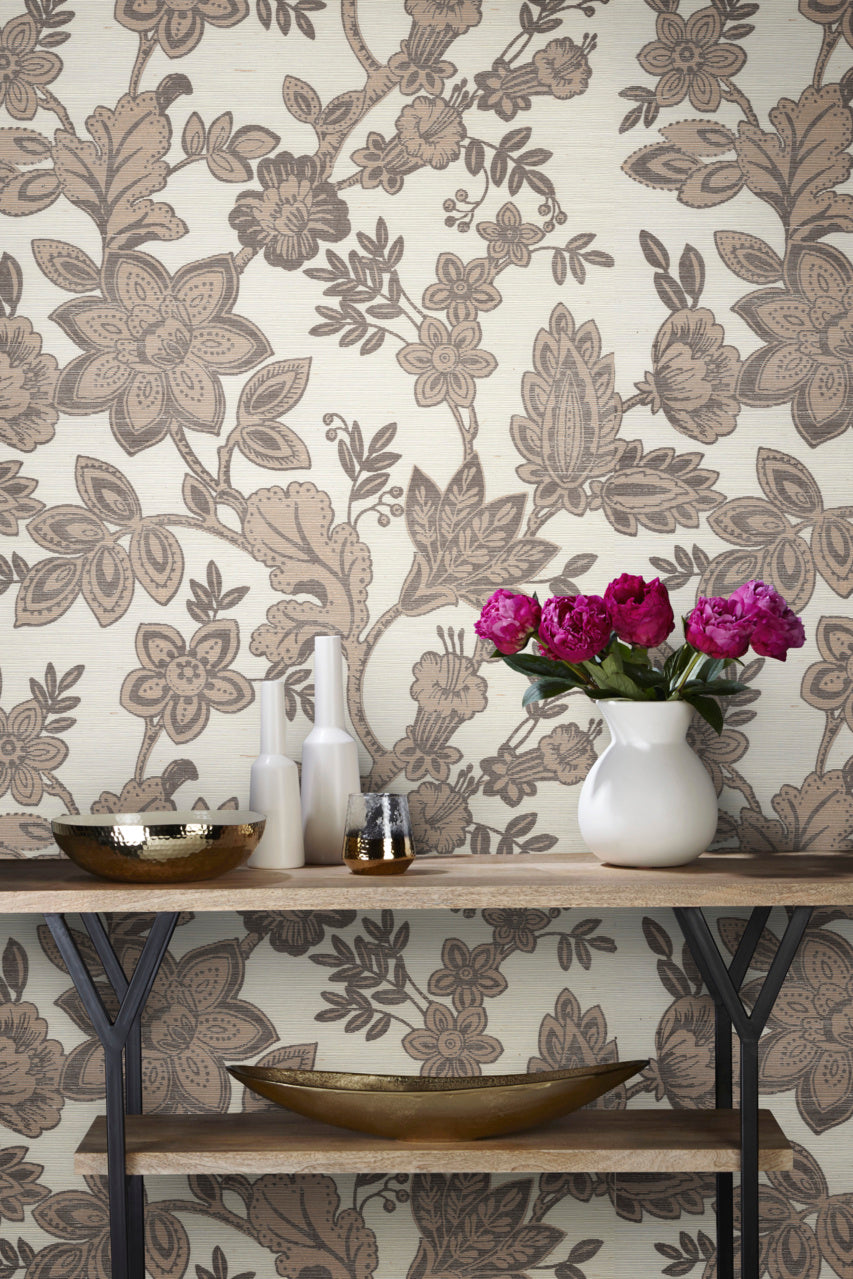 Purchase 7486 Bohemia Mocha On White Manila Hemp Phillip Jeffries Wallpaper 1