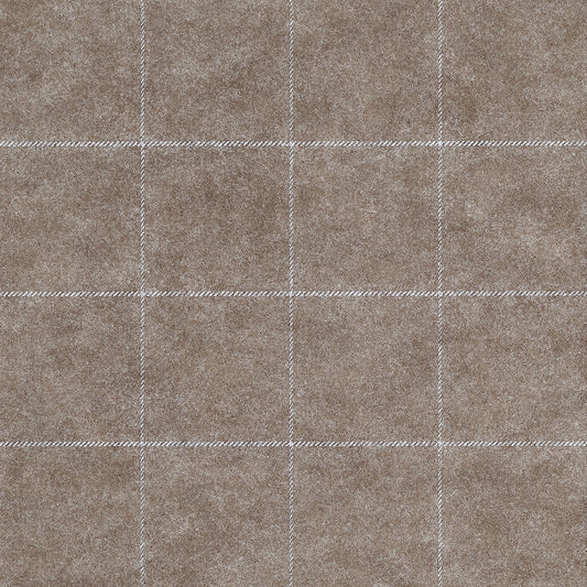 Purchase 4472 Savile Suiting Plaid White On Beige Phillip Jeffries Wallpaper