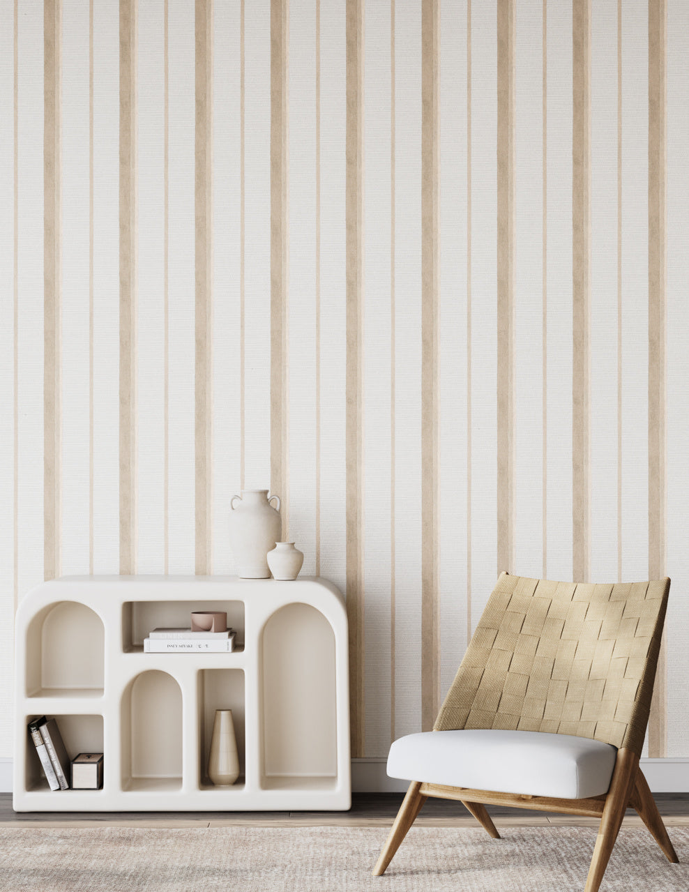 Purchase Phillip Jeffries Wallpaper - 27501, Saint-Tropez Stripe - Golden Hour 2