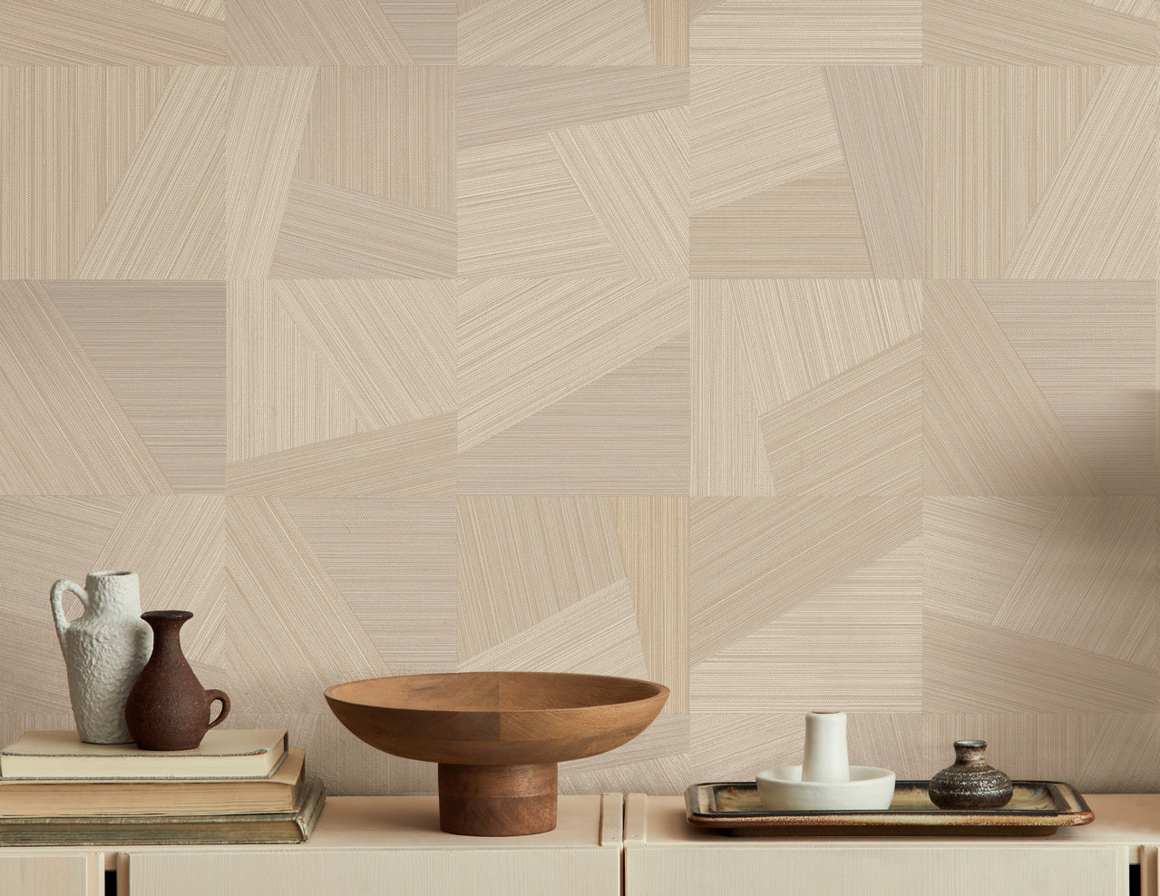10129 | Vinyl Mosaica, Frost Proof - Phillip Jeffries Wallpaper