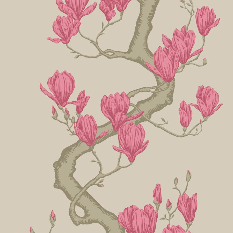 Purchase 128/1006 Magnolia Tree, Magenta Botanical - Cole & Son Wallpaper