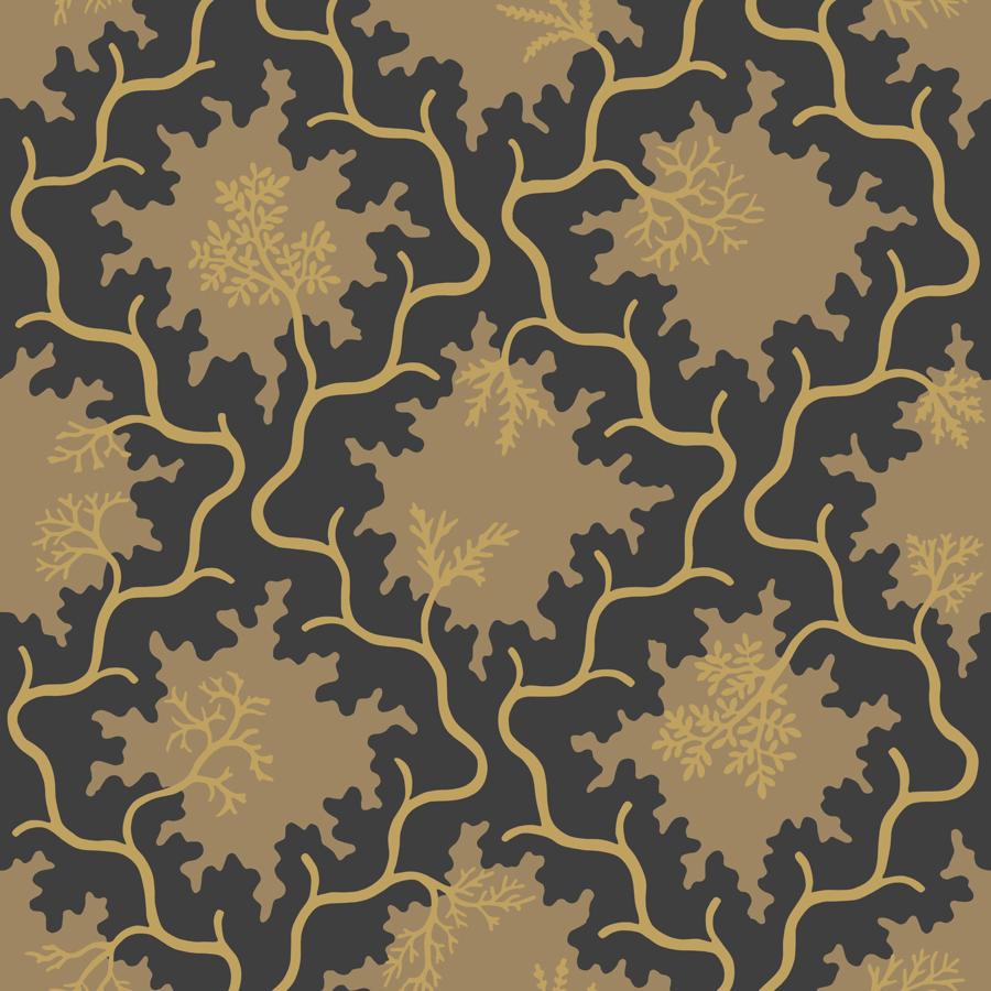 Purchase 128/4018 Moss Trellis, Black Ogee - Cole & Son Wallpaper