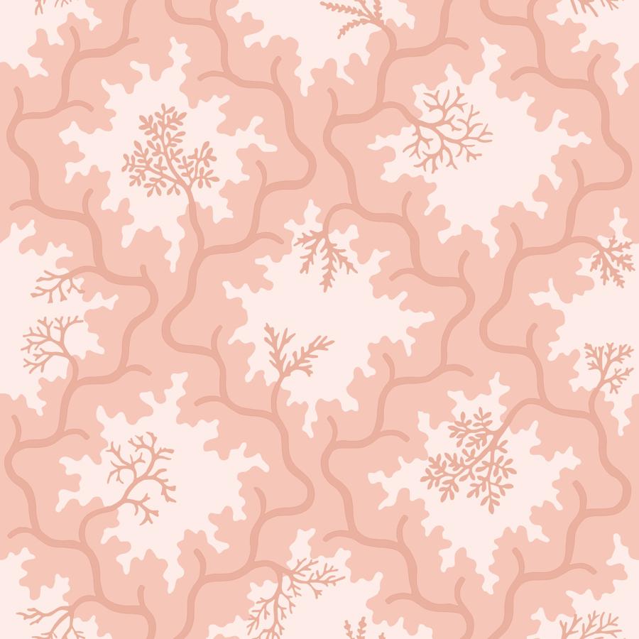 Purchase 128/4020 Moss Trellis, Soft Coral Ogee - Cole & Son Wallpaper