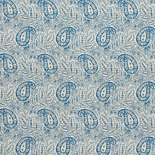 Shop 1297002 Whittaker Paisley Indigo by Schumacher Fabric