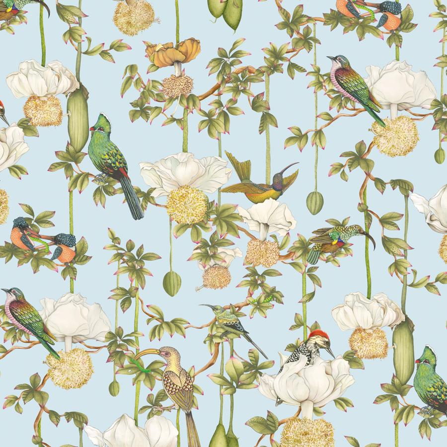 Purchase 129/2007-Cs Baobab Botanica, Sky Blue - Cole & Son Wallpaper - 129/2007.Cs.0