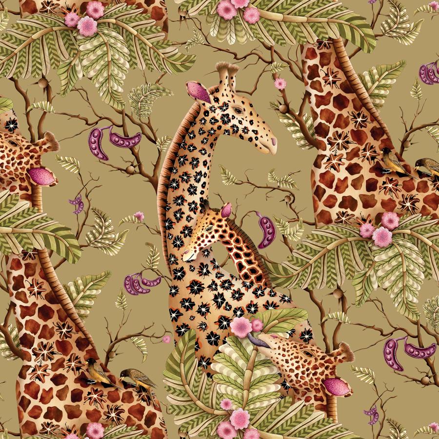 Purchase 129/3013-Cs Royal Giraffe, Safari - Cole & Son Wallpaper - 129/3013.Cs.0