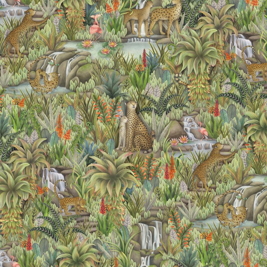 Purchase 129/9046-Cs Injisuthi, Jade - Cole & Son Wallpaper - 129/9046.Cs.0