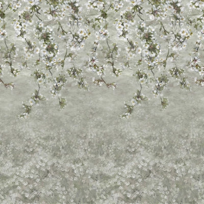 Purchase Pdg1133/01 | Assam Blossom Platinum - Designer Guild Wallpaper