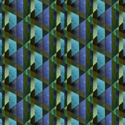 Purchase Pdg1141/01 | Minakari Geo Cobalt - Designer Guild Wallpaper