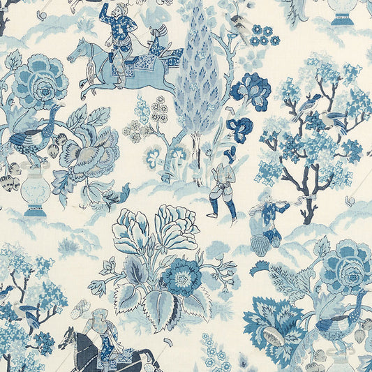 Select 173014 Persian Lancers Porcelain by Schumacher Fabric