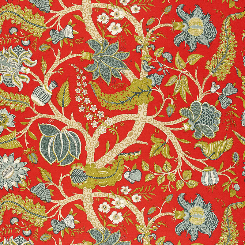 Looking 173543 Jaipur Tree Poppy by Schumacher Fabric