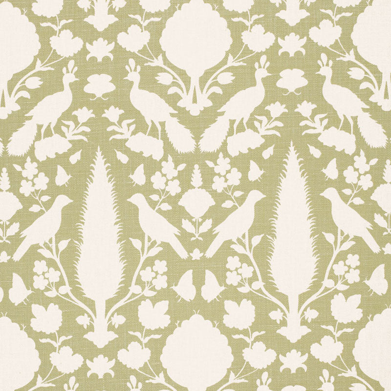 View 173560 Chenonceau Sage by Schumacher Fabric