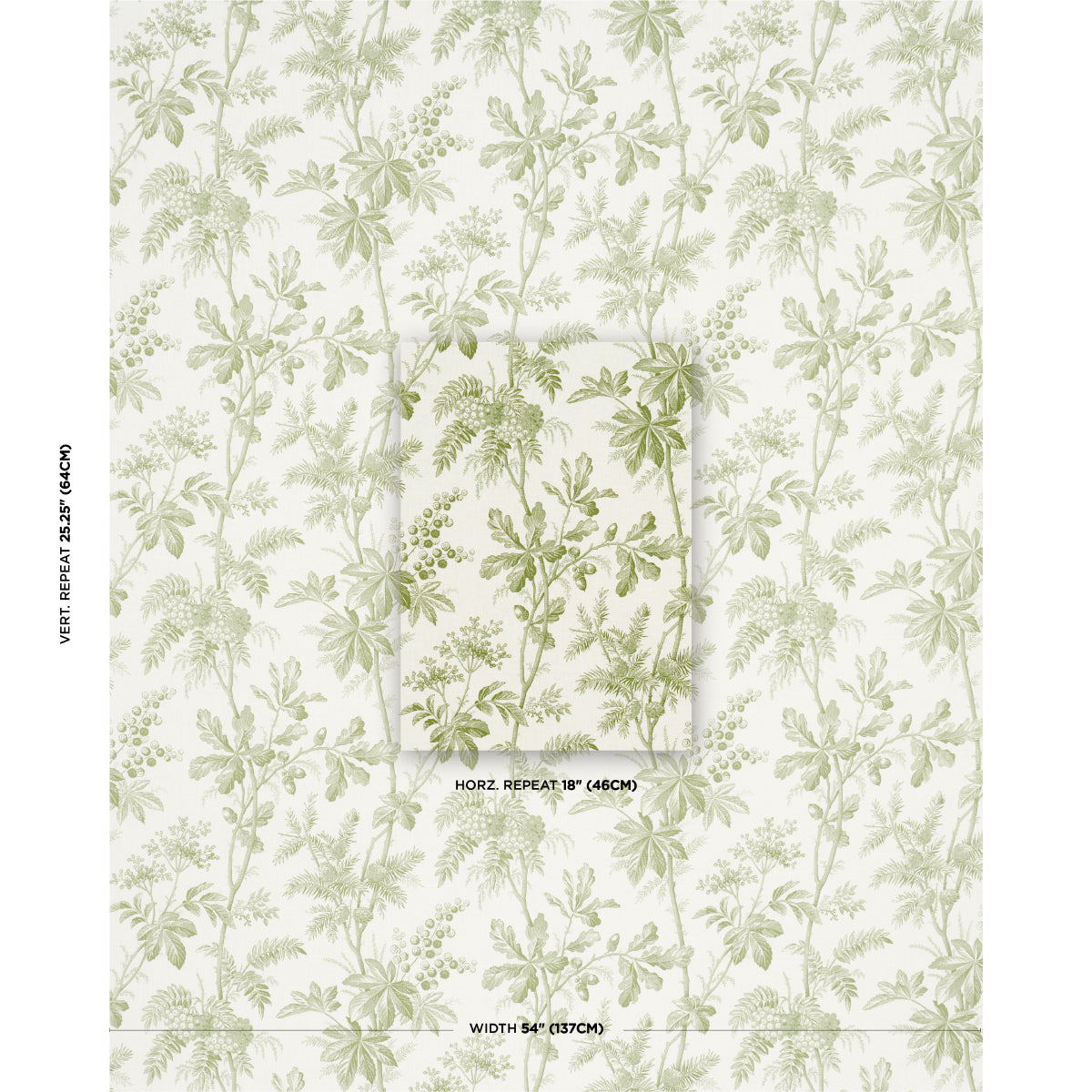 Purchase 174114 | Brantwood Vine, Leaf - Schumacher Fabric