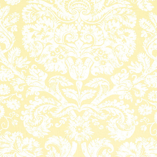Save 174130 Barresa Damask Maize by Schumacher Fabric