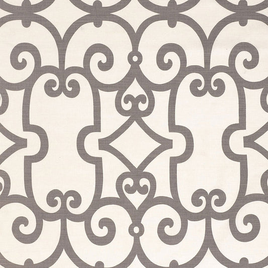 Search 174153 Manor Gate Charcoal by Schumacher Fabric