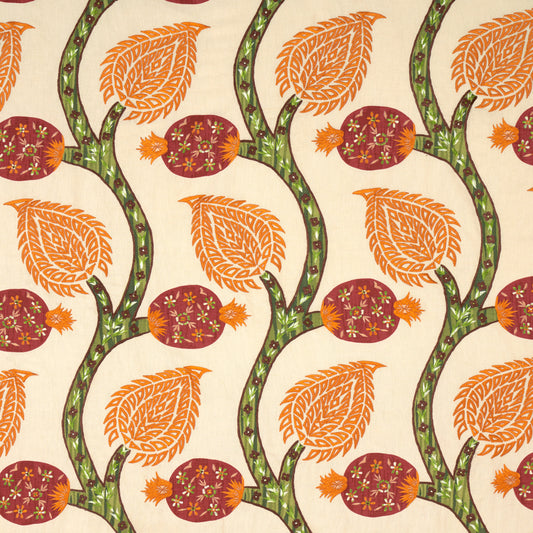 Purchase 174180 Nurata Embroidery Coral by Schumacher Fabric