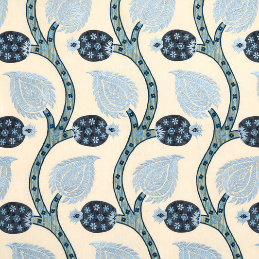 Shop 174181 Nurata Embroidery Lapis by Schumacher Fabric