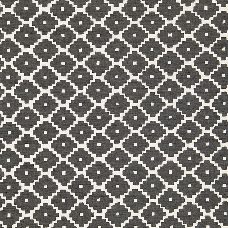 Search 174480 Ziggurat Charcoal by Schumacher Fabric