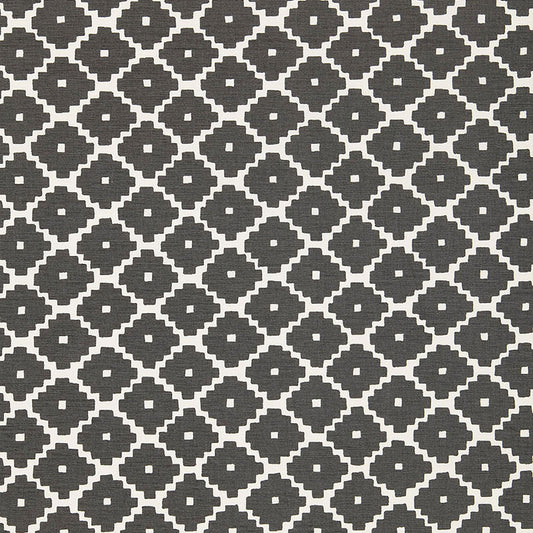 Search 174480 Ziggurat Charcoal by Schumacher Fabric