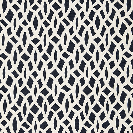 Order 174495 Chain Link Navy by Schumacher Fabric