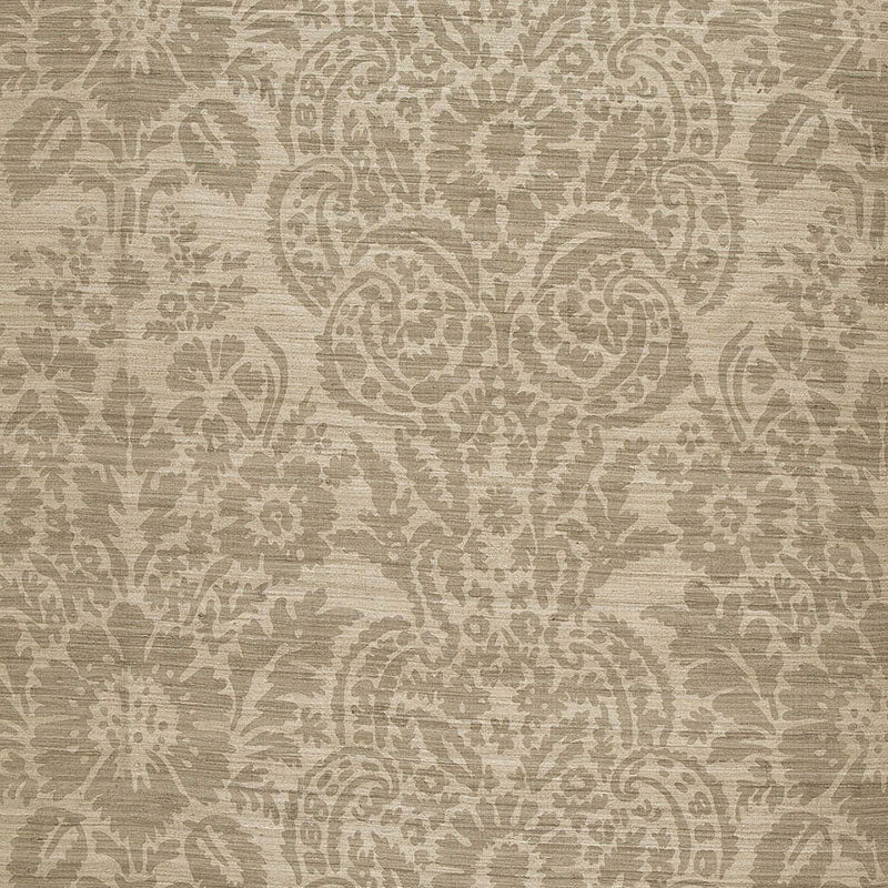 Looking 174612 Malay Damask Print Chanterelle by Schumacher Fabric
