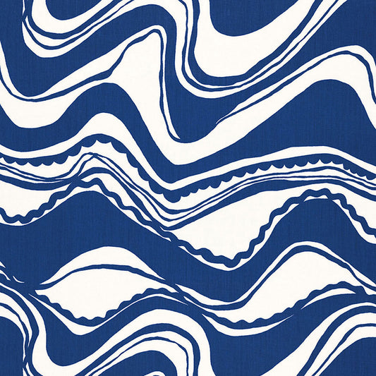Save 174690 Carmel Coastline Print Surf by Schumacher Fabric
