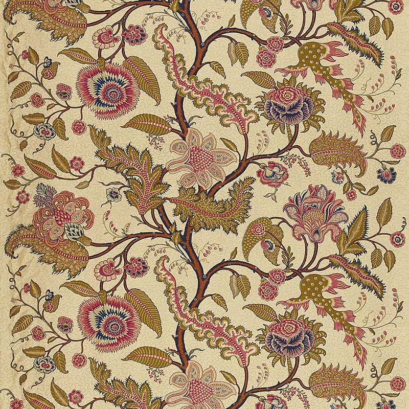 Looking 174811 Sinhala Linen Print Pomegranate by Schumacher Fabric