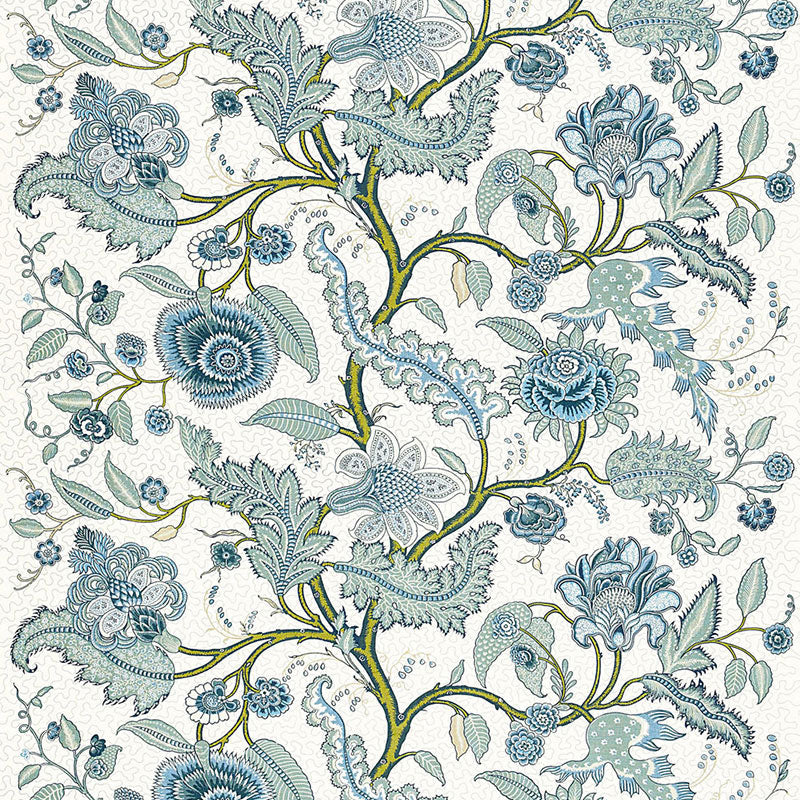 Buy 174812 Sinhala Linen Print Sky by Schumacher Fabric