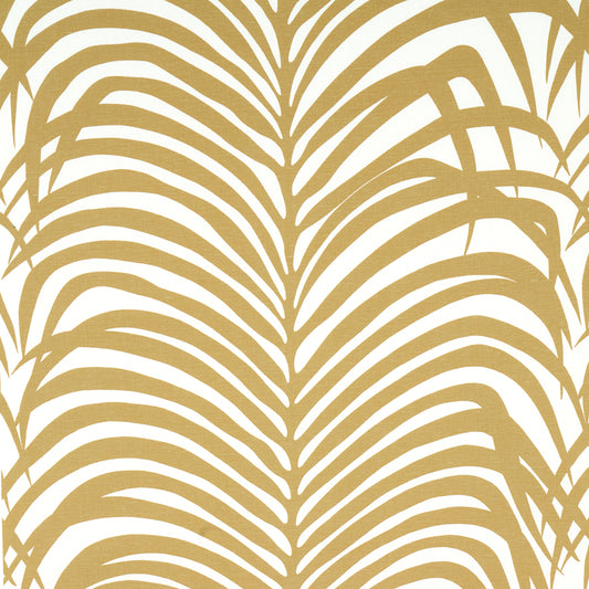 Shop 174870 Zebra Palm Khaki by Schumacher Fabric