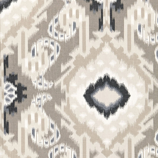 Buy 174981 Kiribati Ikat Print Linen by Schumacher Fabric