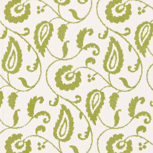 Shop 175013 Malacca Ikat Vine Willow by Schumacher Fabric