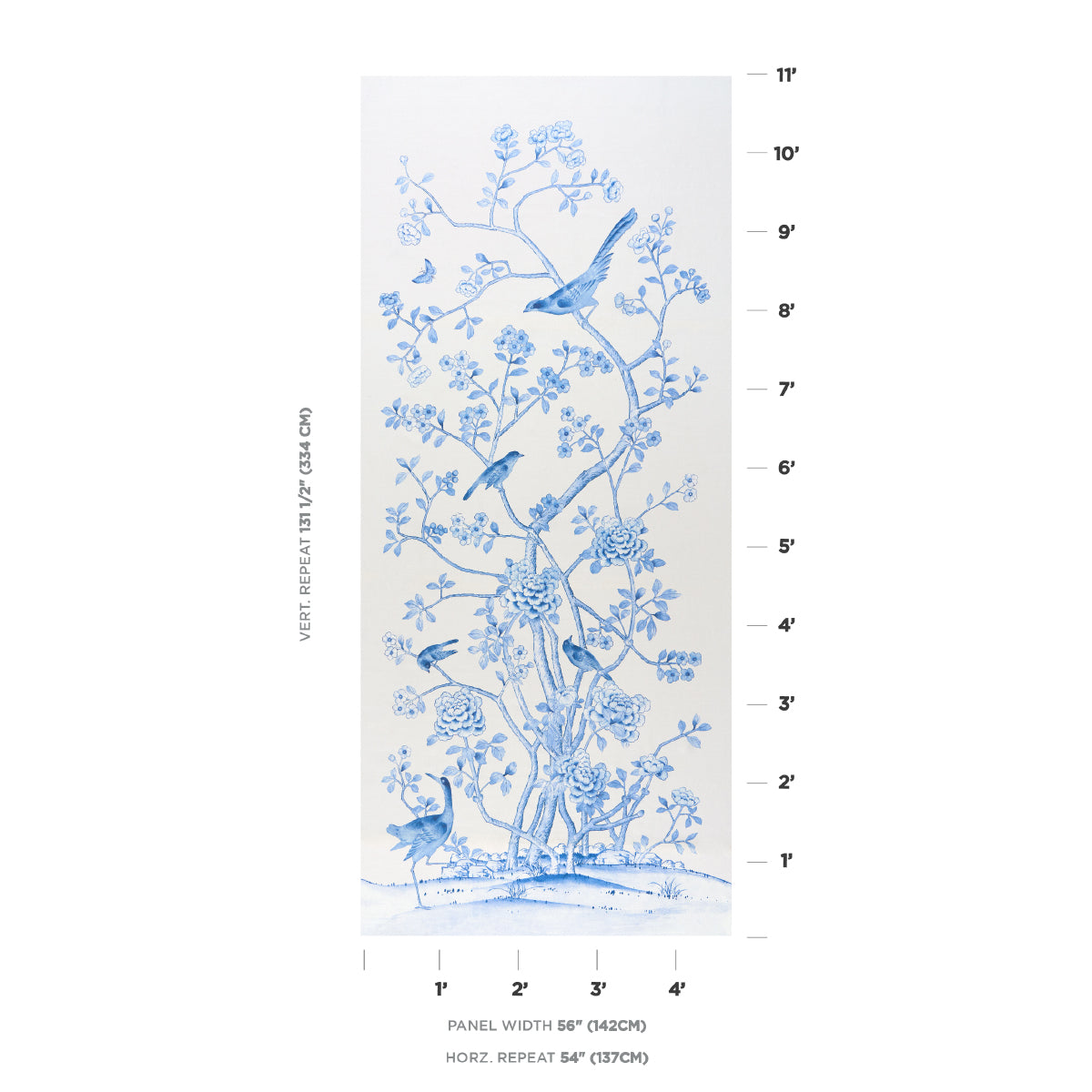 Purchase 175049 | Chinois Palais, Porcelain - Schumacher Fabric