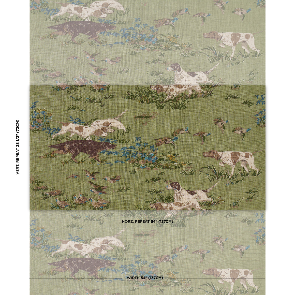 Purchase 175164 | Pointers, Meadow - Schumacher Fabric