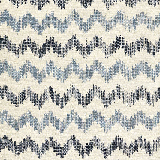 Select 175310 Sierra Ikat Indigo by Schumacher Fabric