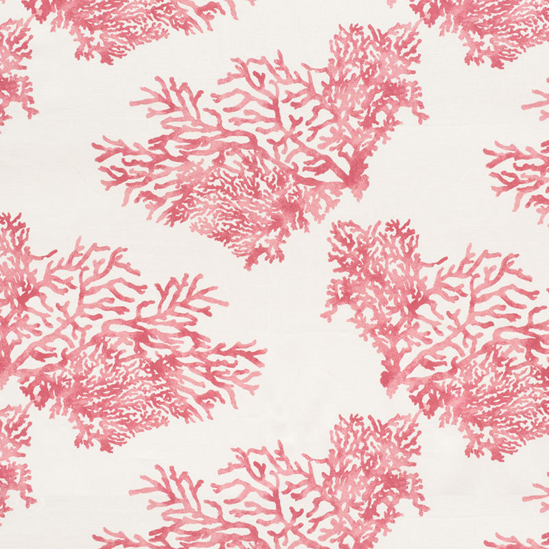 Looking 175365 Great Barrier Reef Pink by Schumacher Fabric