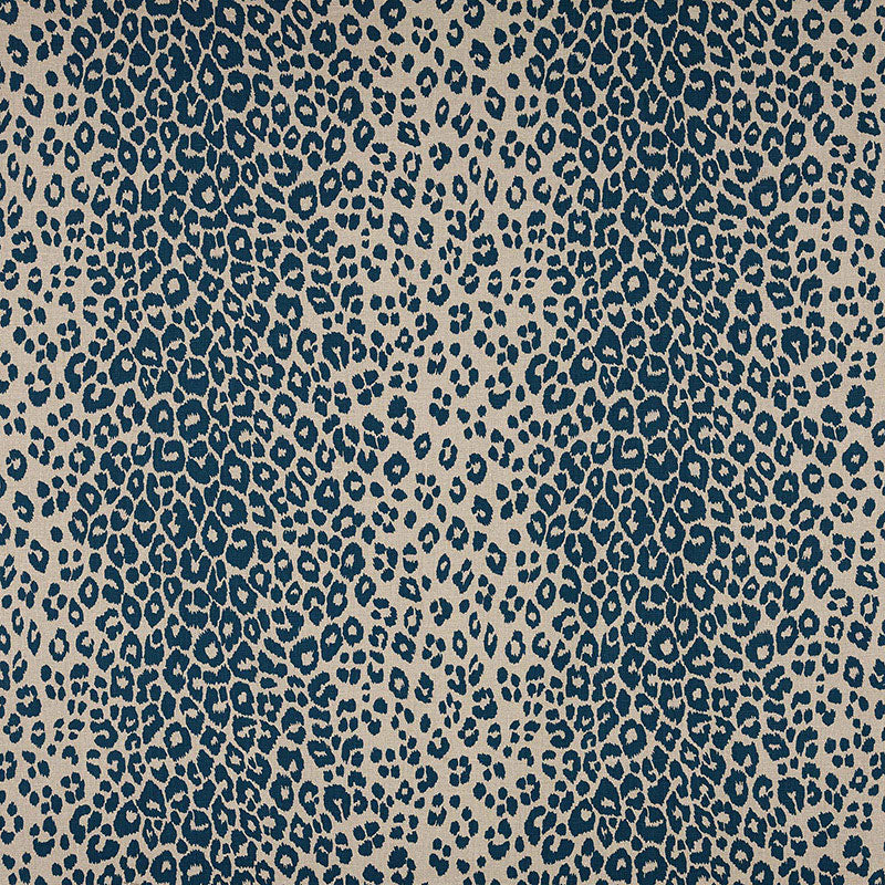 View 175724 Iconic Leopard Ink/Natural by Schumacher Fabric