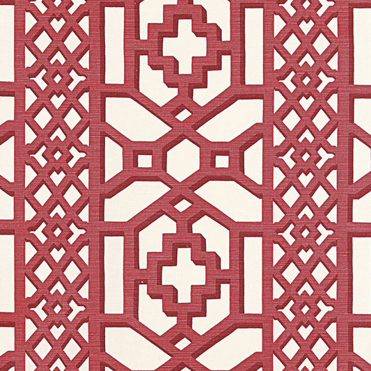 Save 175742 Zanzibar Trellis Matte Lacquer by Schumacher Fabric