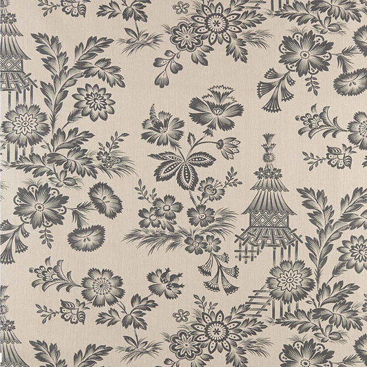 Select 175750 Song Garden Greige by Schumacher Fabric