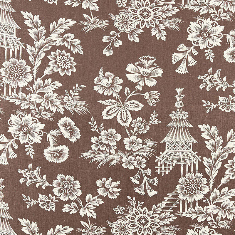 Purchase 175753 Song Garden Cocoa by Schumacher Fabric