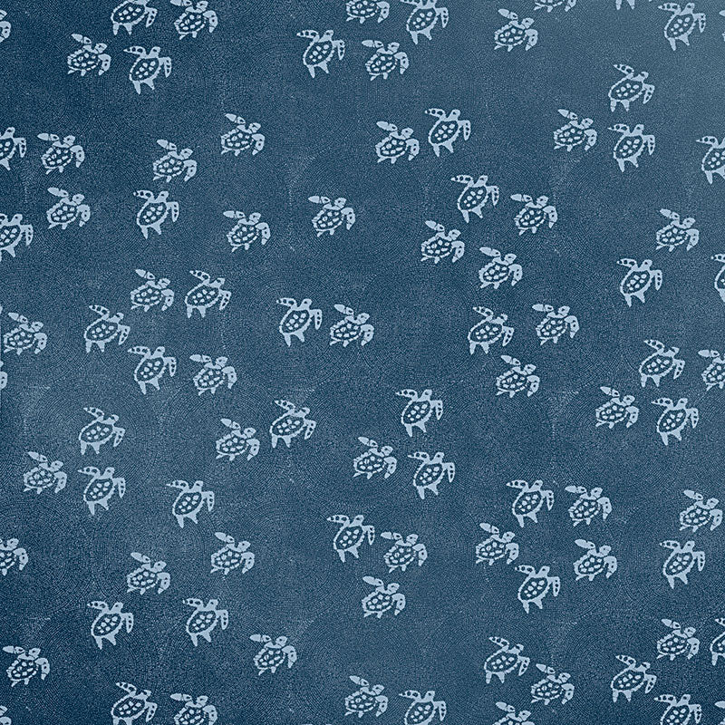 View 175890 Painted Turtles Aegean by Schumacher Fabric