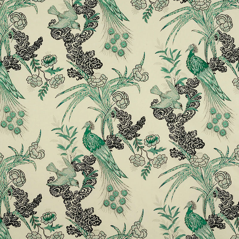 Shop 175911 Peacock Emerald by Schumacher Fabric